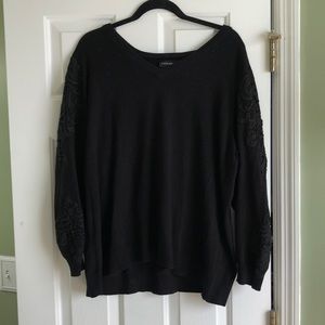 Lane Bryant black sweater